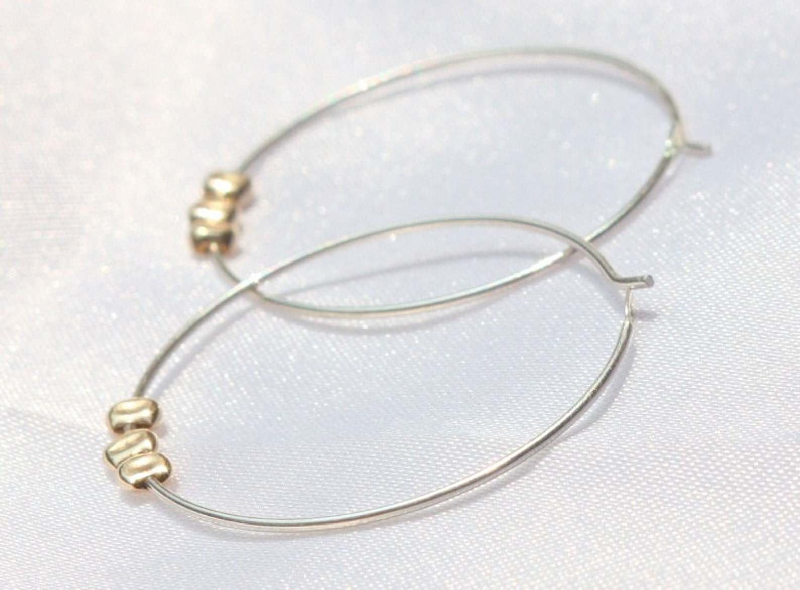 Gold Earrings Thin GOLD Hoops Tiny Gold Filled Hoops Etsy