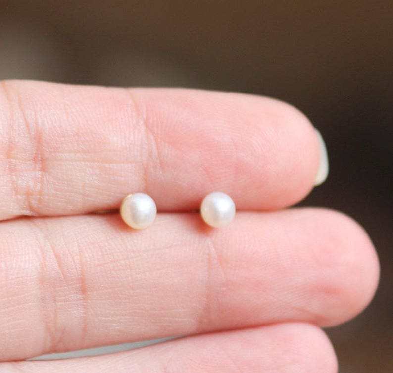 Pearl Stud Earrings Pearl and gold stud earrings Freshwater Pearl Post Earrings ball earrings,stud earrings post earrings