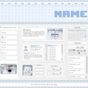 Tenshi/Mizuiro Kaiwai Y2K Cyber Angel Retro Personal Website Template HTML CSS Neocities 2000s