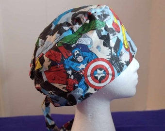 Marvel smashing scrub cap
