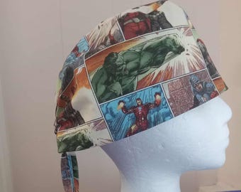 Marvel Avengers scrub cap