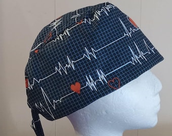 Heartbeat scrub cap