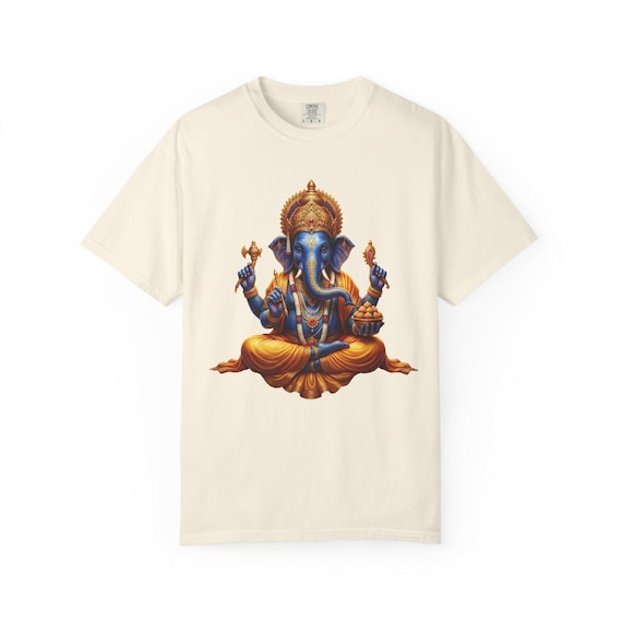 Ganesha T-Shirt Hindu Deity Hindu Elephant God Tee Gift for Yogi Meditation (AI)