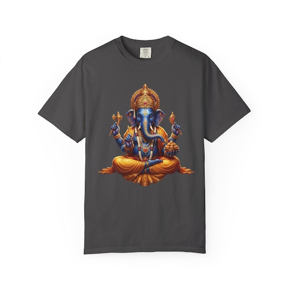 Ganesha T-Shirt Hindu Deity Hindu Elephant God Tee Gift for Yogi Meditation (AI)