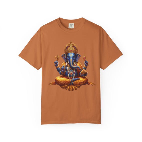 Ganesha T-Shirt Hindu Deity Hindu Elephant God Tee Gift for Yogi Meditation (AI)