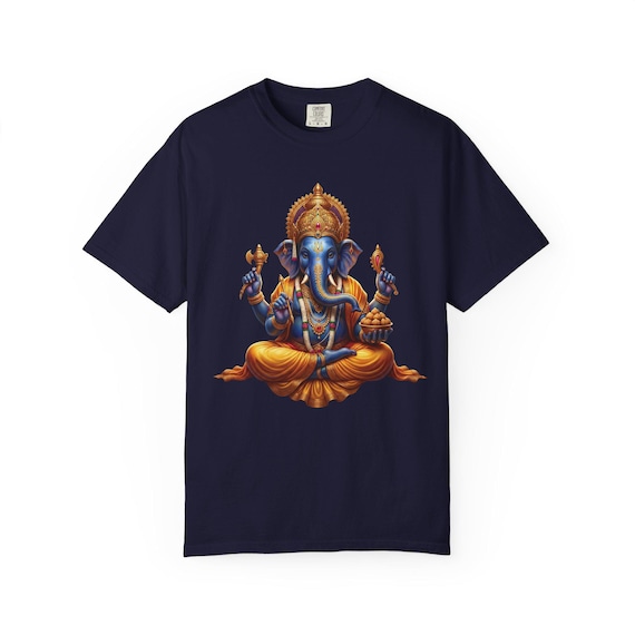 Ganesha T-Shirt Hindu Deity Hindu Elephant God Tee Gift for Yogi Meditation (AI)