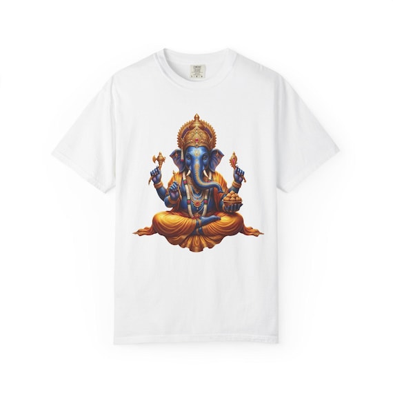 Ganesha T-Shirt Hindu Deity Hindu Elephant God Tee Gift for Yogi Meditation (AI)