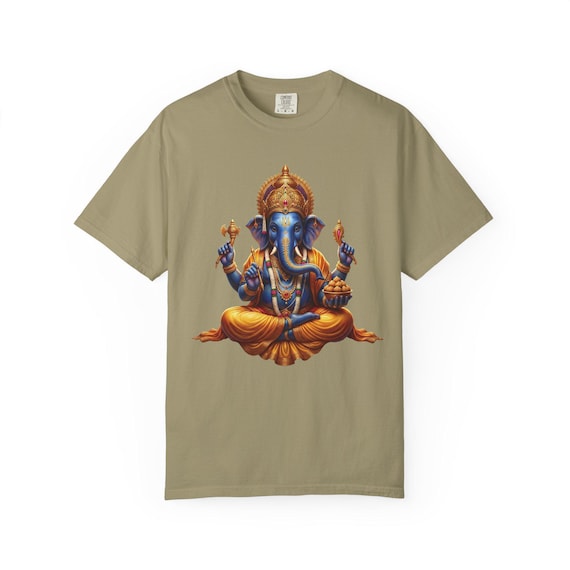 Ganesha T-Shirt Hindu Deity Hindu Elephant God Tee Gift for Yogi Meditation (AI)