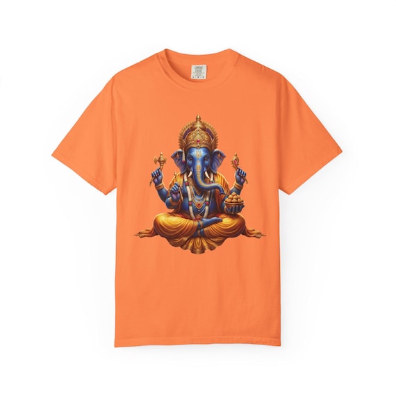 Ganesha T-Shirt Hindu Deity Hindu Elephant God Tee Gift for Yogi Meditation (AI)