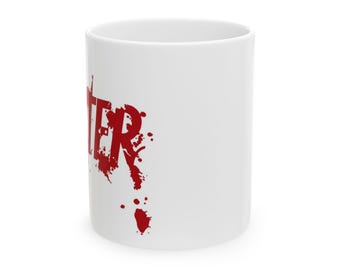 Tazza da caffè in ceramica con schizzi di sangue di Dexter (325 ml, 440 ml)