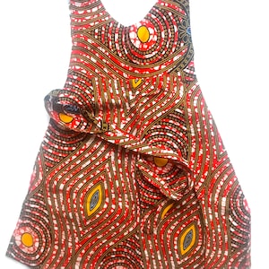 Kid&#39;s Ankara Dress with Tie waist
