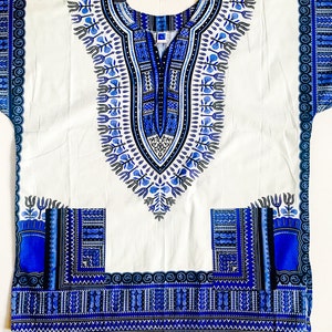 Unisex Dark Blue Angelina Kaftan (Dashiki)