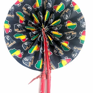 Foldable Ankara/African Print Handheld Fan
