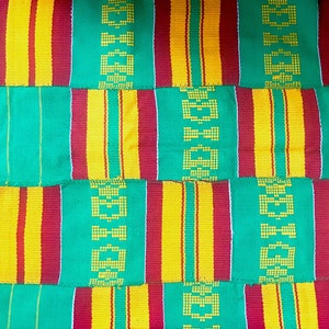 Traditional Hand Woven Ashanti Kente Cloth (Various Sizes)