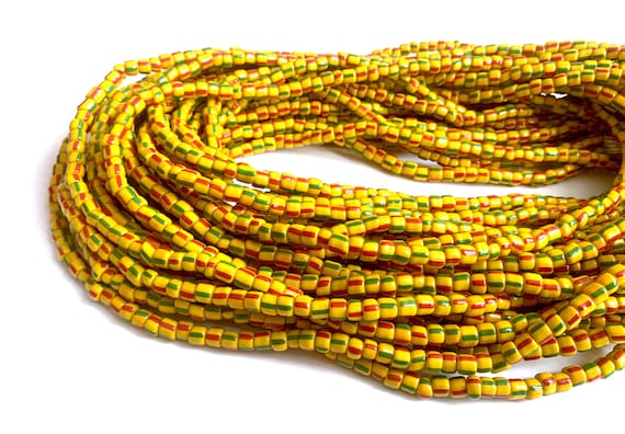 Yellow Meaning Of Beads Around The Waist Yellow, Red And Green