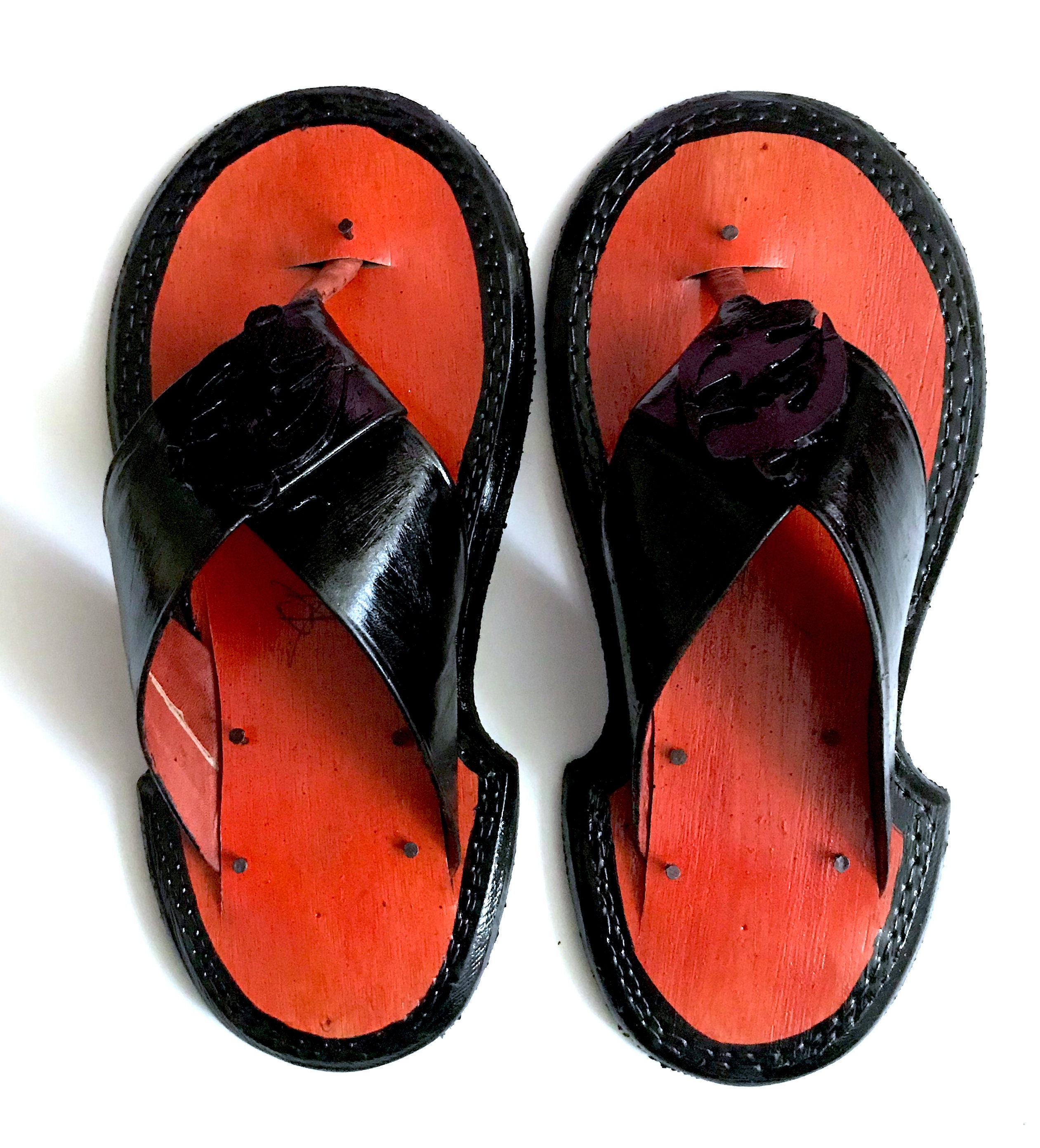 Ahenema Gye Nyame Traditional Ghanaian Slippers Etsy