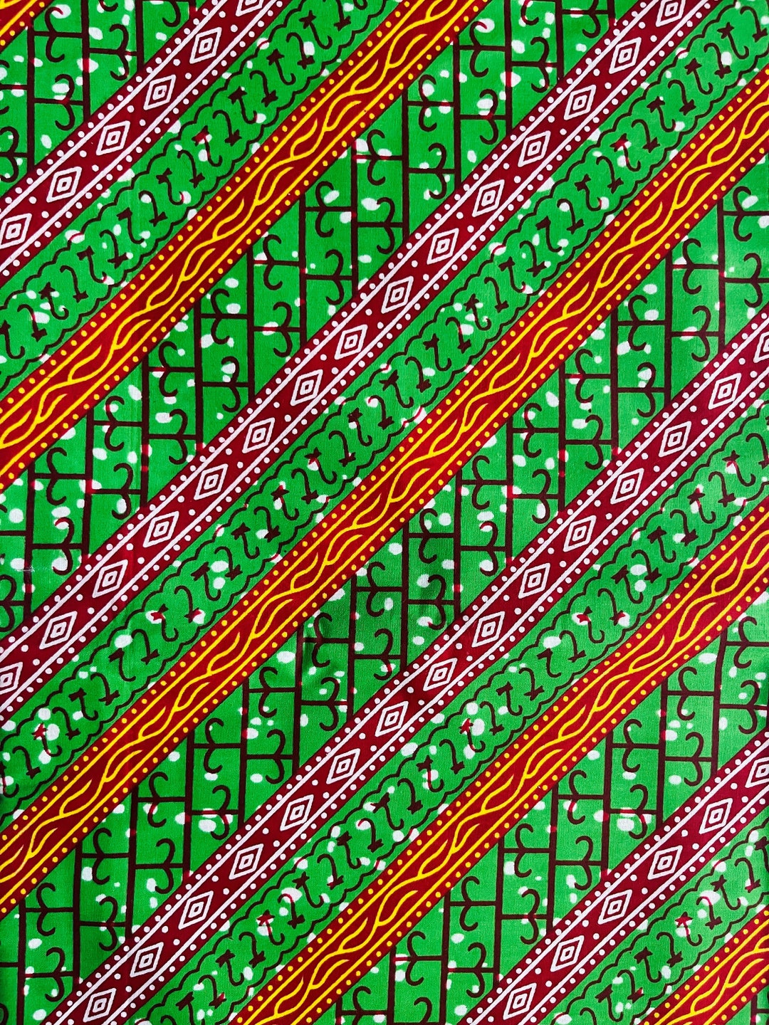 Hitarget 'twa Benkum' Wax Block Print - (at per Yard) - Etsy