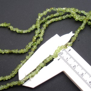 Natural Gemstone Peridot Raw 4mm Beads 36 Strand 1 to 3 Stands at FACTORY DDIRECT WHOLESALE Price image 6