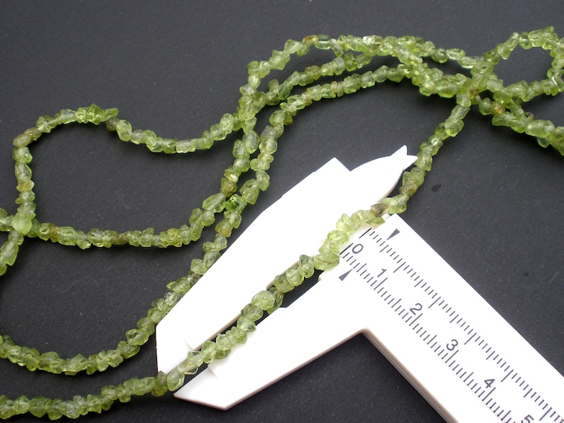 Natural Gemstone Peridot Raw 4mm Beads 36 Strand 1 to 3 Stands at FACTORY DDIRECT WHOLESALE Price image 6