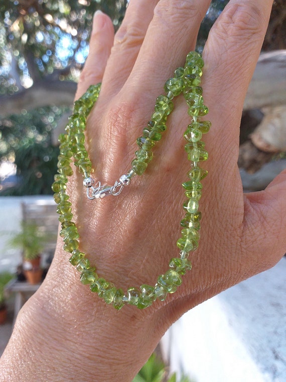 Sterling Silver Peridot Freeform Pendants Sterling Silver Peridot Freeform Pendants