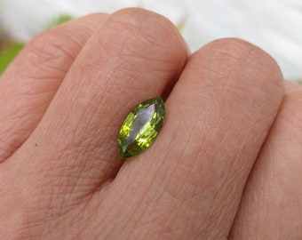 6x12mm Gemstone Peridot Faceted Marquise Cut A - AA Grade Natural Gemstone Peridot  WHOLESALE PRICING