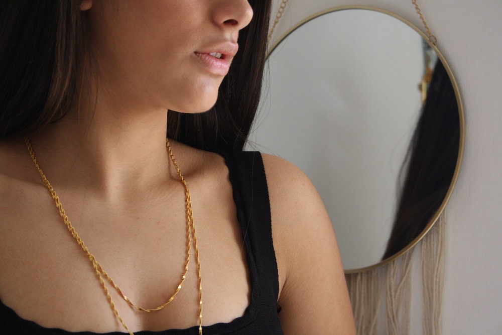 Everyday Gold Necklace Simple Gold 