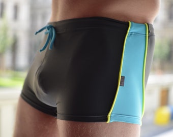 MEN shorts GRAY/turquoise