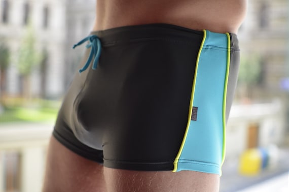MEN shorts GRAY/turquoise
