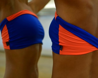 Bandeau in blue/orange