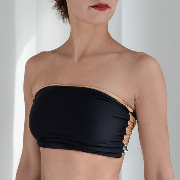 Bandeau in BLACK/ecru