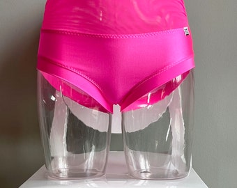 PINK shorts tulle waist