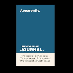 Menopause Journal Printable, Perimenopause Symptom Tracker & Period Tracker PDF and GP Appointment Prep