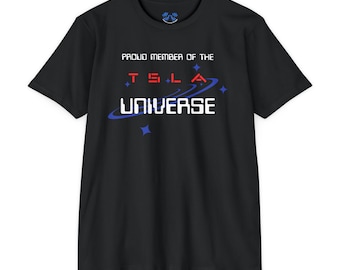 Camiseta "Membro Orgulhoso do Universo TSLA"