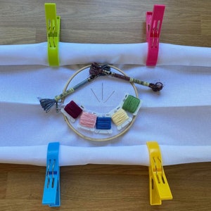 Jumbo Cross Stitch Aida - Evenweave Fabric Clip- Perfect for Larger Projects