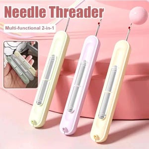 The must have stitching assistant. 2 in 1 Automated Needle Threader and Stitch Remover