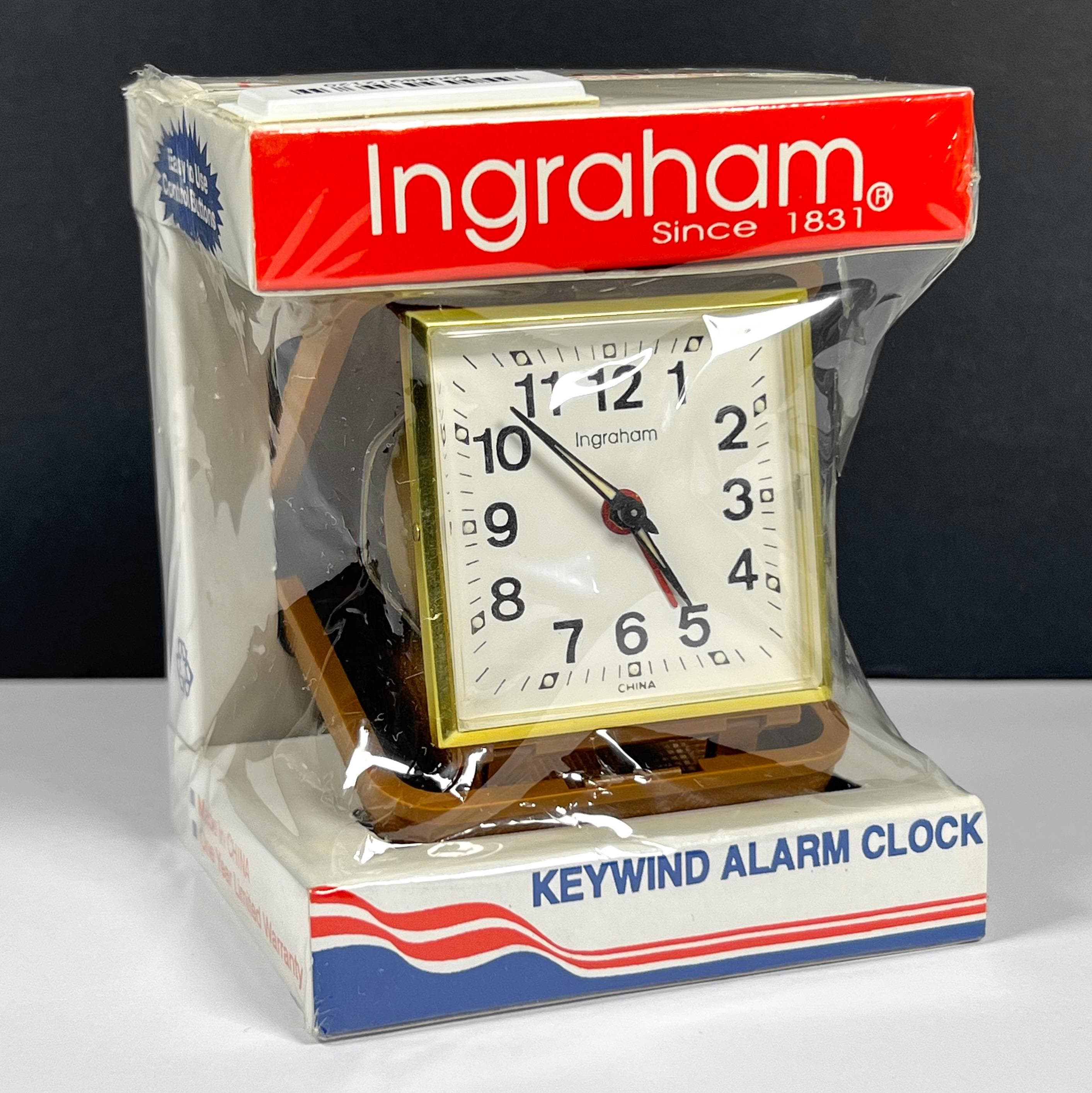 ヴィンテージ時計 Ingraham イングラムUSA トラベル CHUM Vintage Alarm Clock Ingraham - Etsy