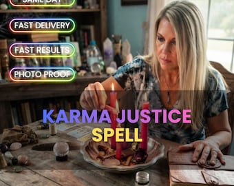 Karma Justice Spell | Spiritual Justice Ritual | Return Negative Energy | Protection & Balance Spell | Karma Cleansing Service