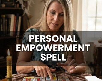 Personal Empowerment Spell Confidence & Inner Strength Ritual Self Worth Manifestation Courage  Personal Power Blessing Positive Energy