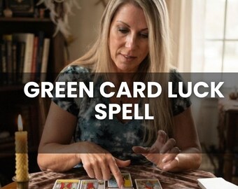 Green Card Luck Spell | Residency & Immigration Opportunity Ritual | Permanent Residence Intention Blessing | New Life in USA Spell