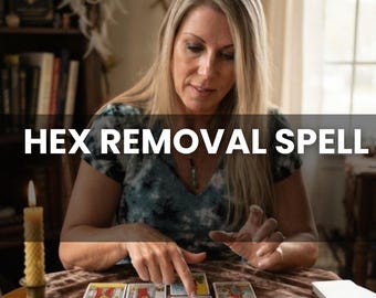 Hex Removal Spell | Spiritual Cleansing Ritual | Negative Energy Release | Protection & Peace Blessing | Personalized Energy Clearing Spell