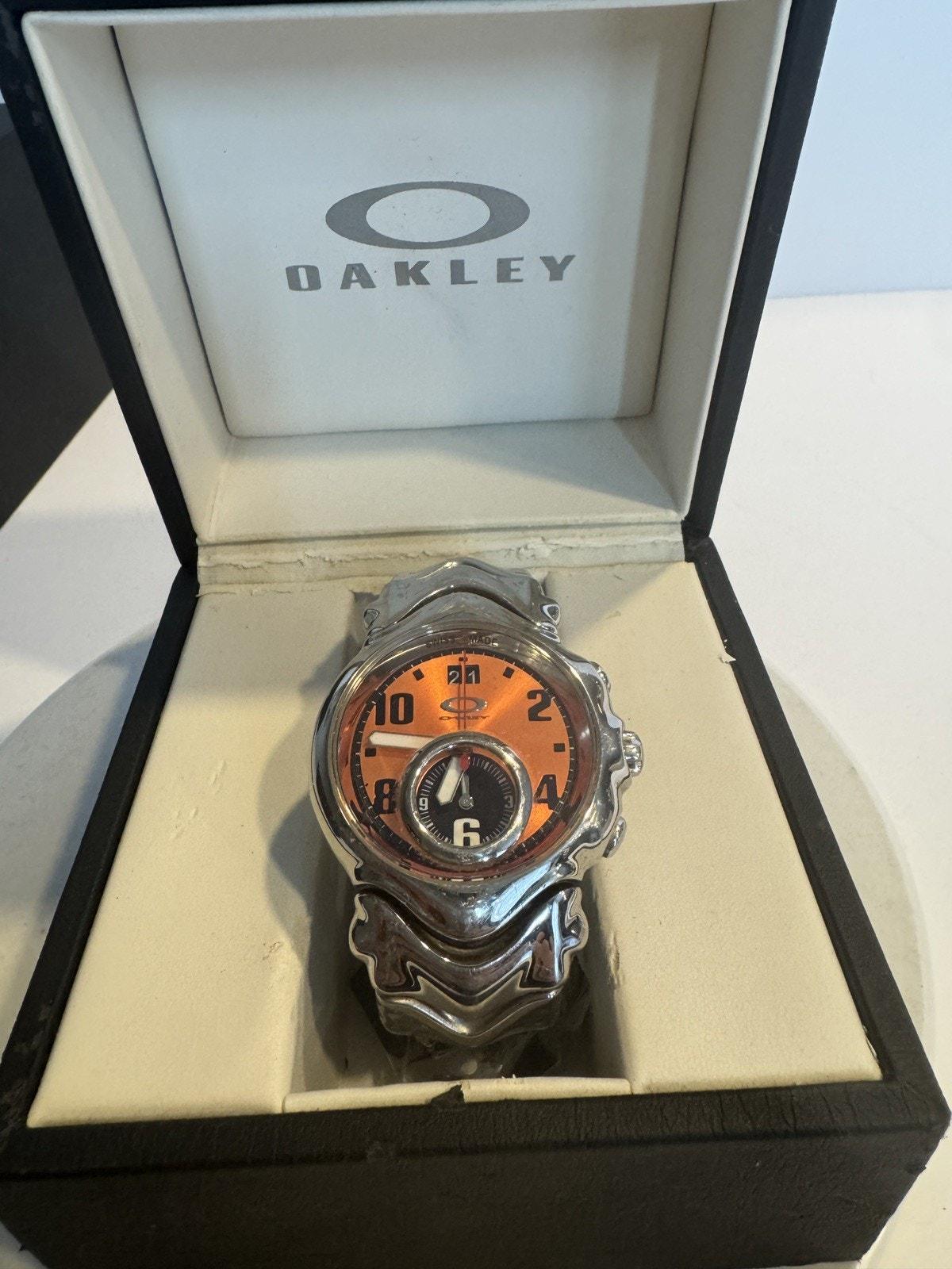 Silver Oakley Watch - Etsy
