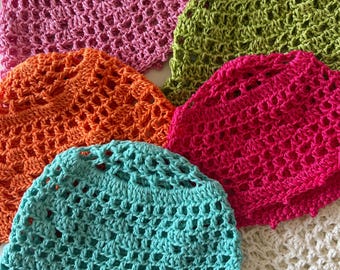 Crochet Mesh Hat Pattern PDF | Summer Bucket Hat | Beach Sun Hat Crochet Pattern | Boho Hat Pattern | Filet Crochet