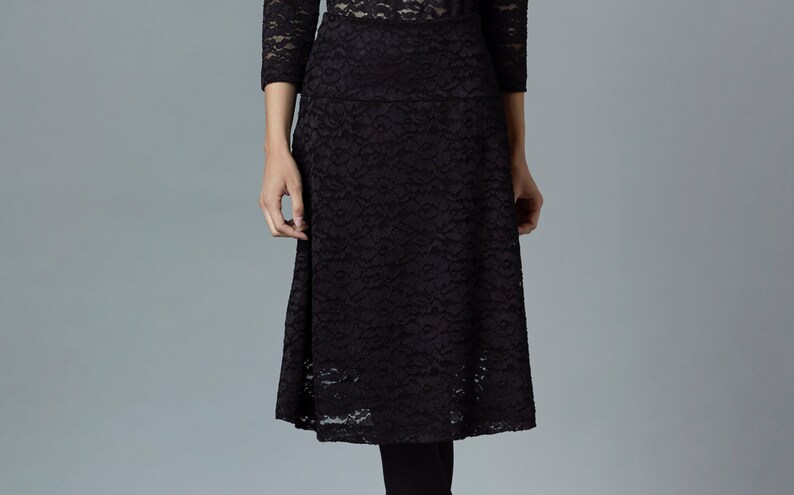 black Lace Skirt Azalea
