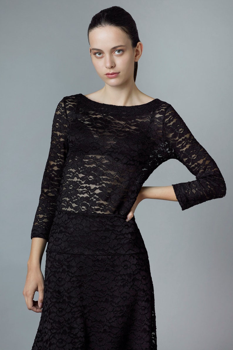 black Lace Skirt Azalea
