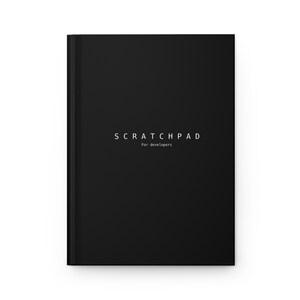 Minimalistisch kladblok notitieboek met harde kaft