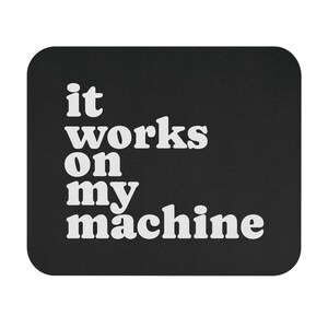 Developer Mouse Pad | Programmer Desk Mat, Coding Office Accessory