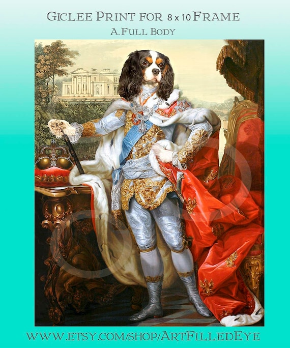 etsy cavalier king charles spaniel