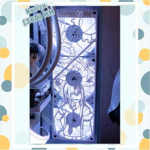Steins Gate Kurisu Makise 360MM Ver | Custom 3D printed PC Gaming Fan Cover |