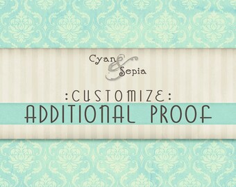 Customization - Additional Proof