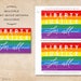 Printable Postcard Liberty Flags 4x6 Print Your Own - Etsy